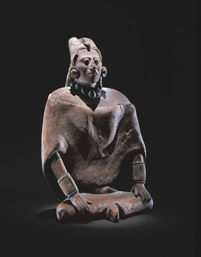 Figure of a Mayan Seated King, from the Isle of Jaina by Mayan